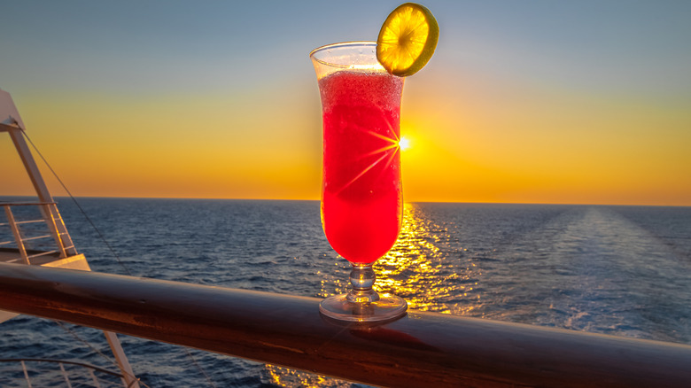 A cruise shop cocktail
