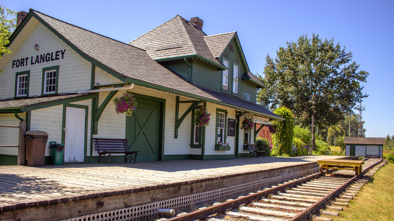 Fort Langley Canadian Northern Railway Station, Fort Langley, British Columbia, Canada