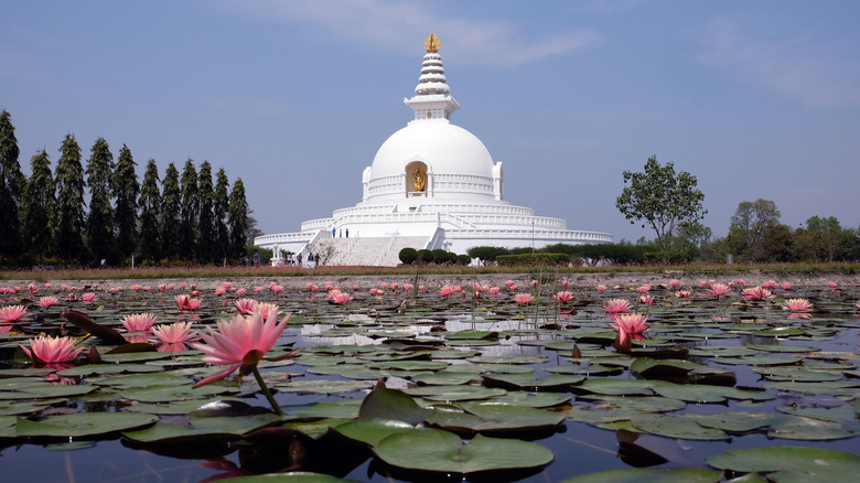 World Peace Pagoda in Lumbini