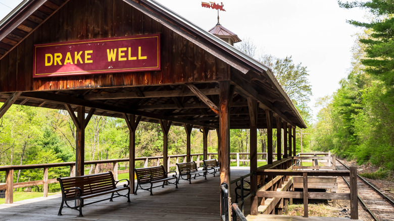 Rail Platform at the Drake Oil Well in Titusville, PA