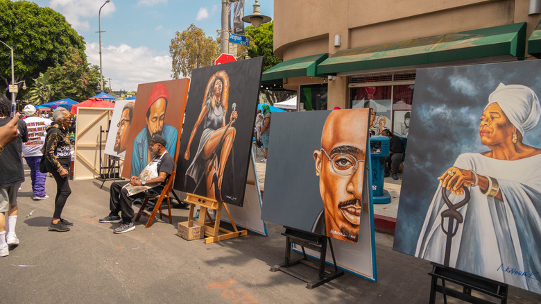 African American art in Leimert Park