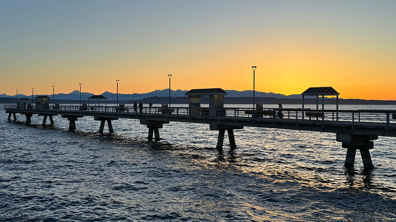 Fishing pier in Edmonds, Washington