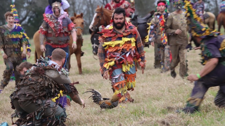 Courir de Mardi Gras in Mamou, Louisiana