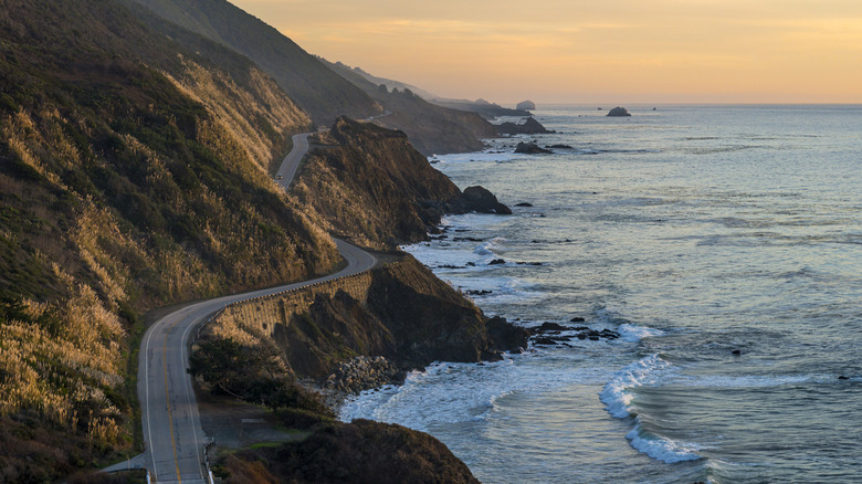 Highway 1 near Big Sur, California