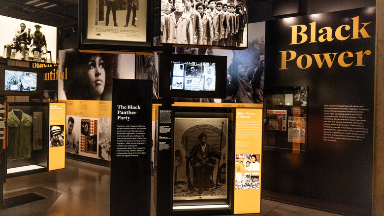 An exhibit on the Black Power movement at the National Museum of African American History and Culture