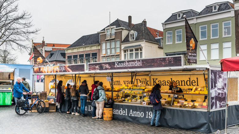 Saturday cheese market in Leeuwarden