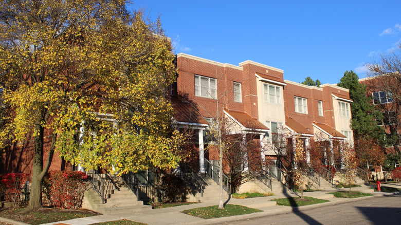 A residential neighborhood in Skokie, Illinois