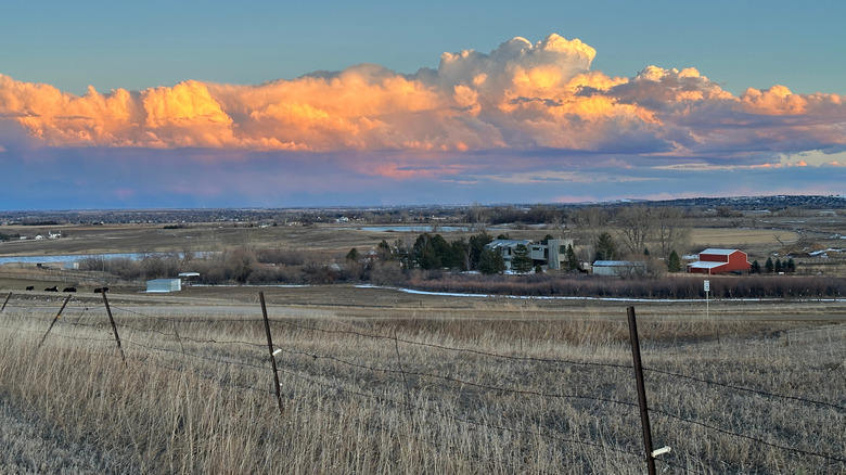 landscape in Longmont, Colorado