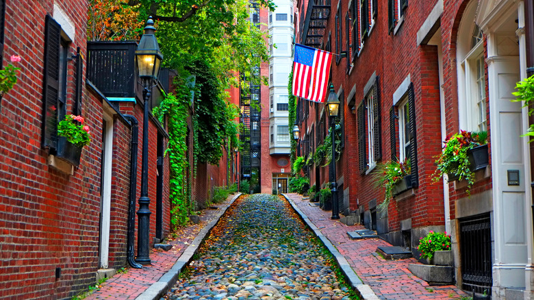 Boston's clean historic streets