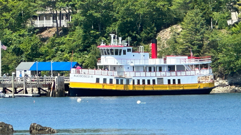 Casco Bay Lines ferry at Peaks Island