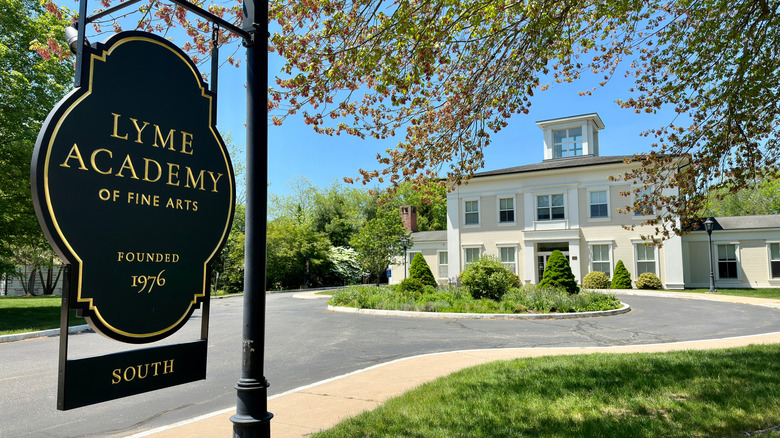 Front of Lyme Academy of Fine Arts