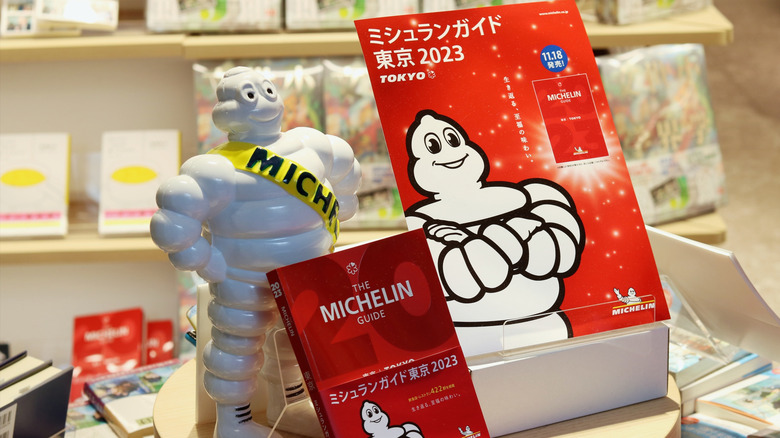 Michelin Guide promotional displays