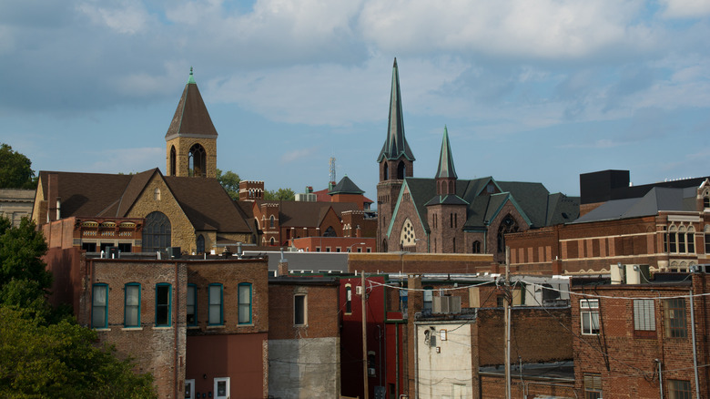 Burlington Iowa skyline