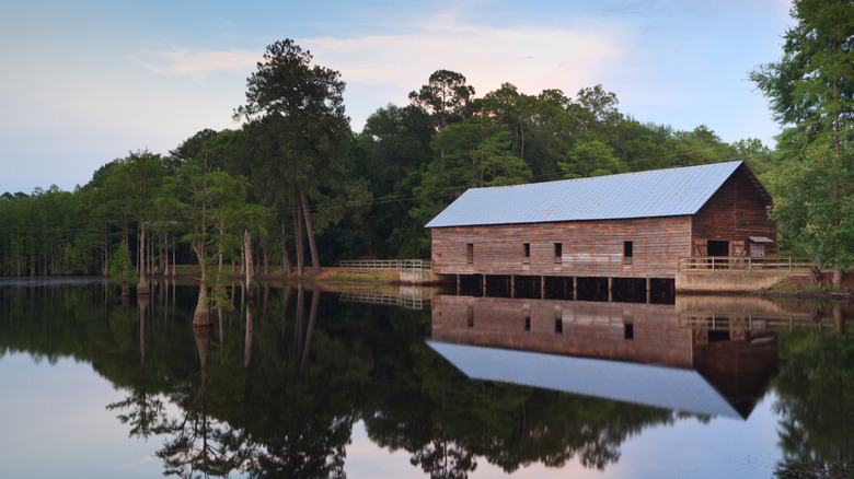 mill and pond in George L. Smith State Park