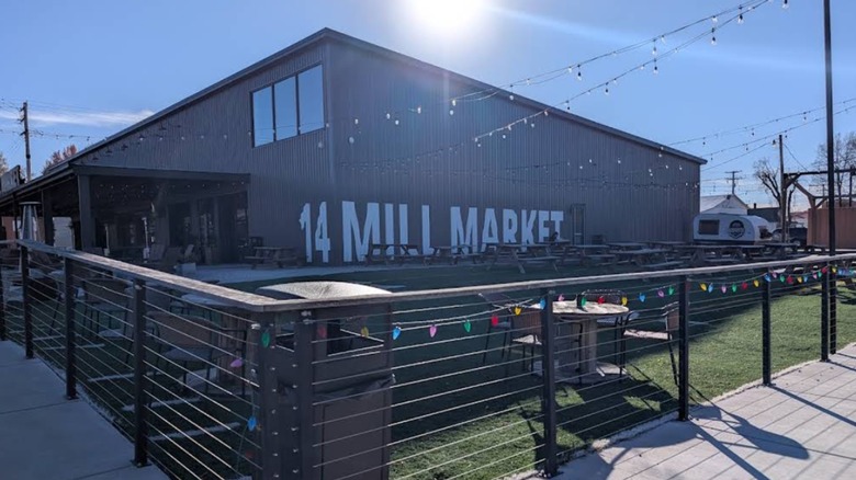 The exterior of the 14 Mill Market in Nixa, Missouri