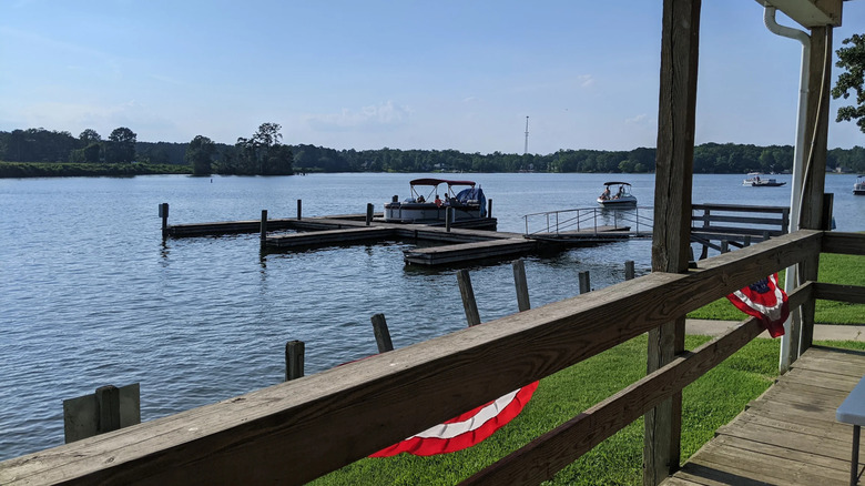 The view from Big Mans Marina, Leesville, SC