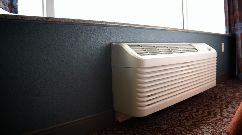 Wall-mounted hotel air conditioning unit
