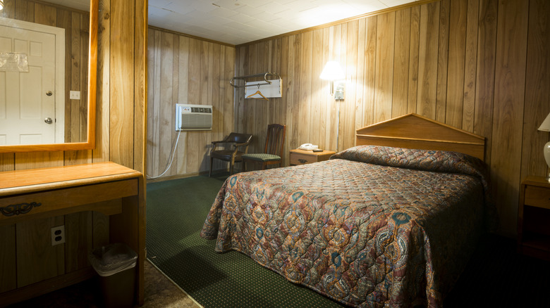 Cheap and dirty hotel room