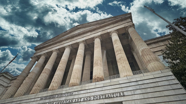 Facade of the National Portrait Gallery in Washington, D.C.