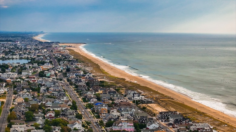 Bay Head town and beach in New Jersey