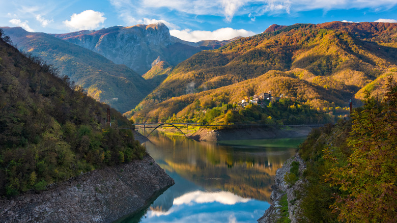 View of Lago di Vagli