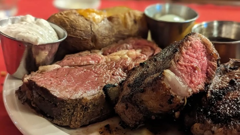 U.S.D.A. prime grade steak at the Buckhorn Exchange in Denver, Colorado.