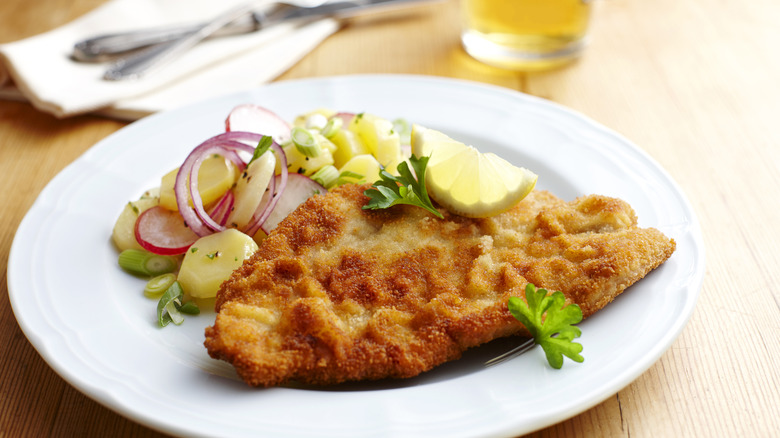Austria's traditional wiener schnitzel
