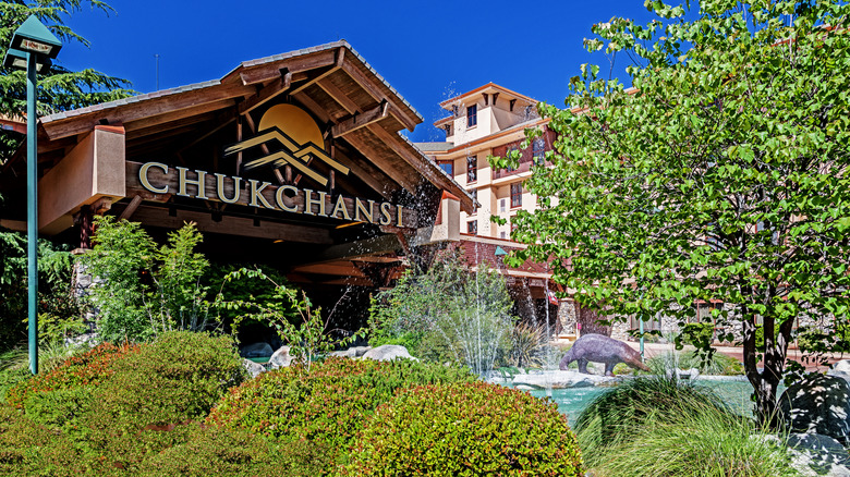 Chukchansi Gold Casino Resort entrance in Coarsegold, California