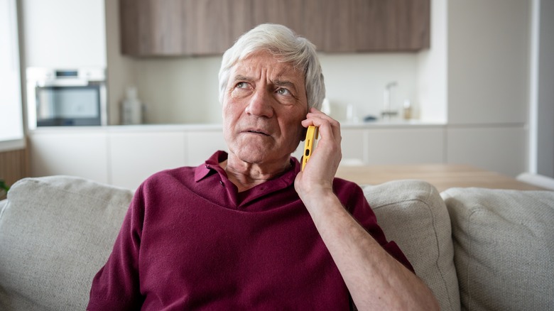 Man on the phone