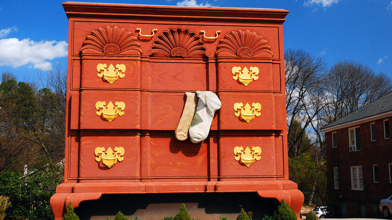 Drawer chest outside of High Point, North Carolina