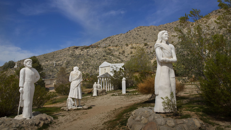 Statues in Desert Christ Park, Yucca Valley, California