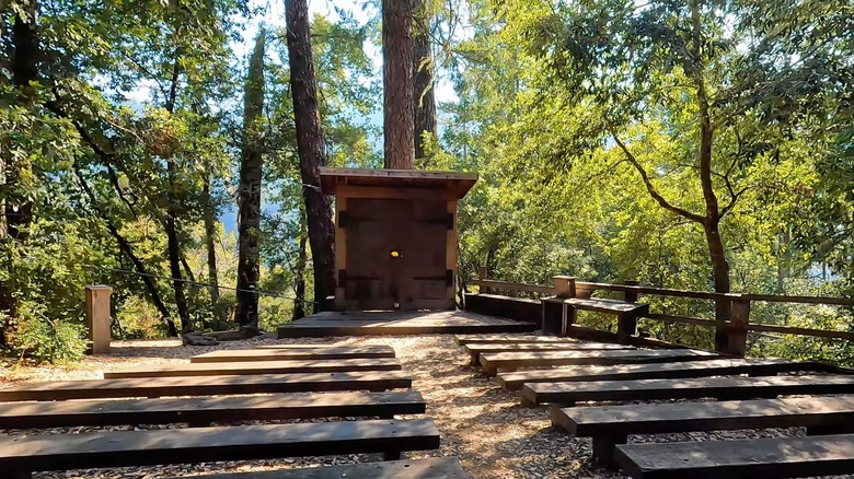 Small amphitheater at Standish-Hickey State Recreation Area, California