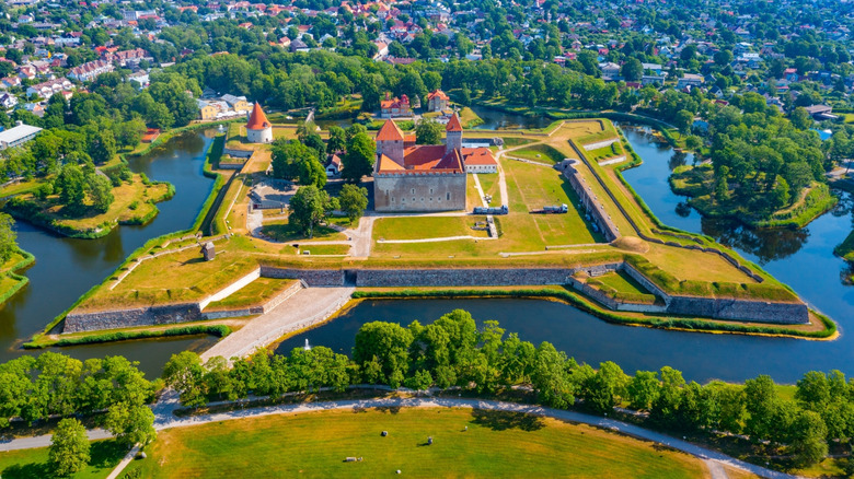 Kuressaare Castle on Saaremaa island in Estonia