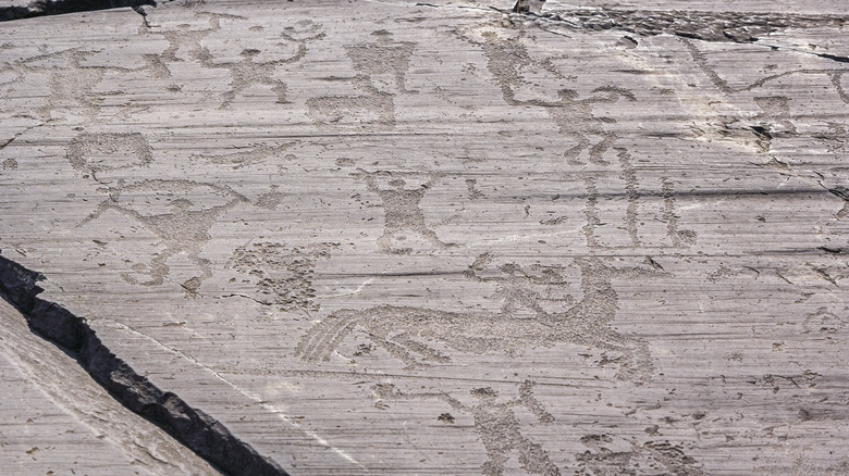 Some of the incredible rock art found in the Valcamonica