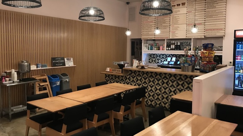 Inside Bodega Park dining room