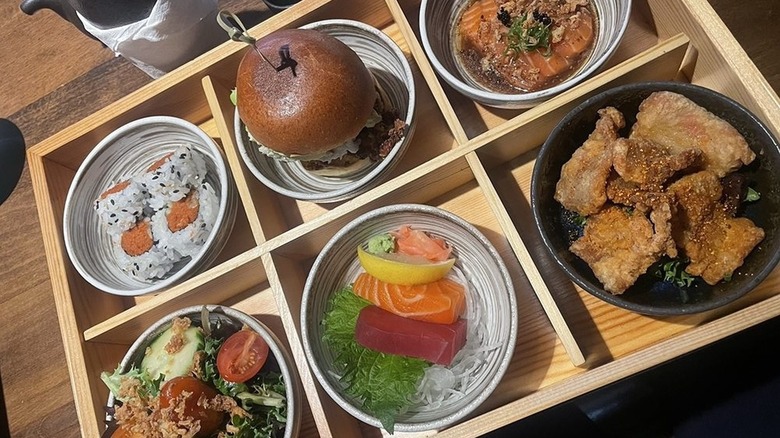 The bento box at City Market Sushi