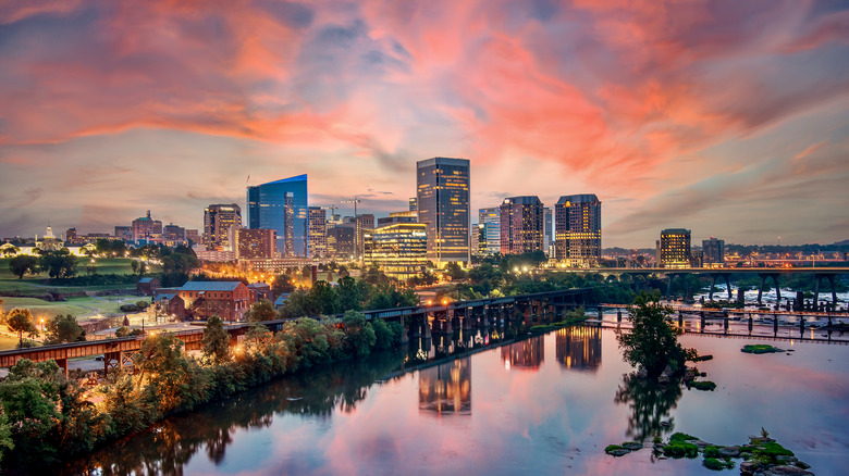 Aerial view of Richmond, Virginia