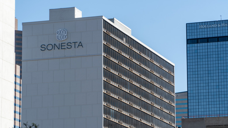 The exterior of the Sonesta in Downtown Denver