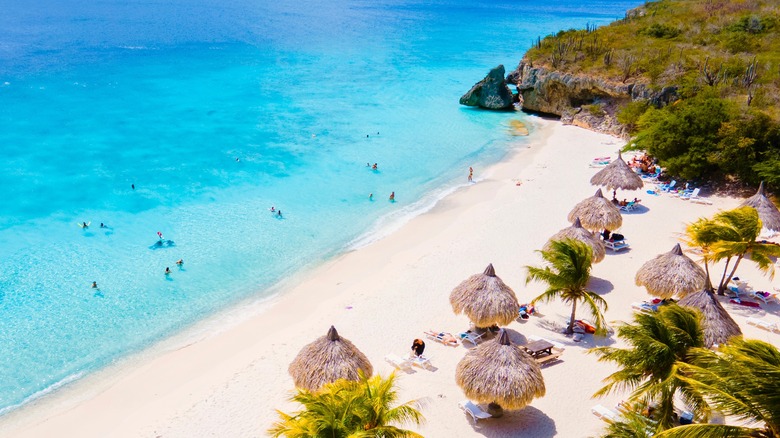 Aerial view of Curacao