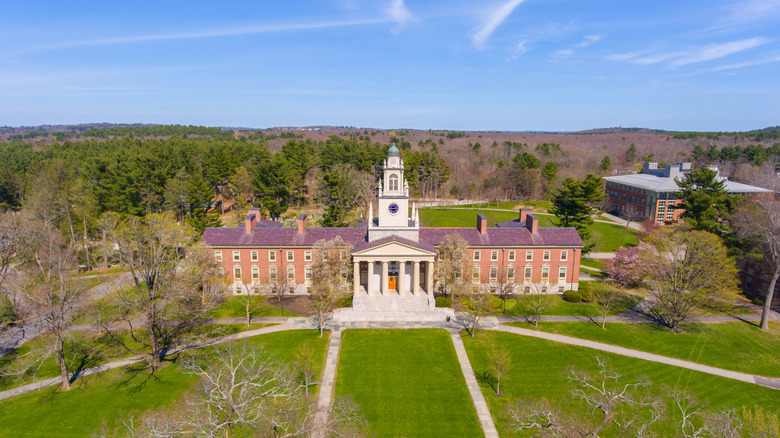 Aerial view of Phillips Academy in Andover