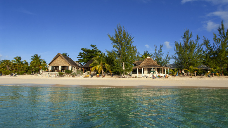 View of Fernandez Bay Village resort on Cat Island