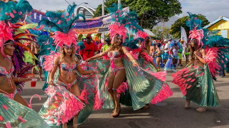 Carnival party in Trinidad and Tobago