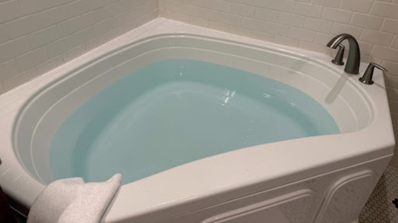 One of Hotel Hale's Thermal Spring Water soaking tubs