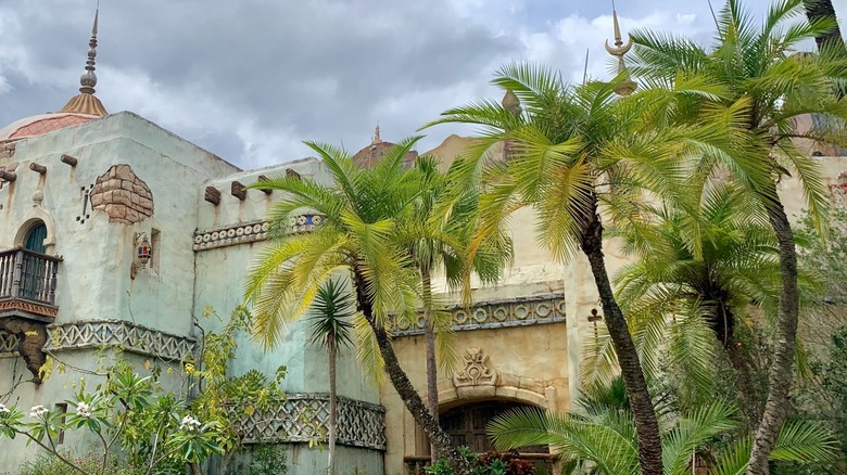 structures at the Lost Continent at Universal Orlando Resort
