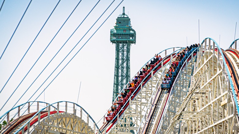 Roller coaster at Kings Island