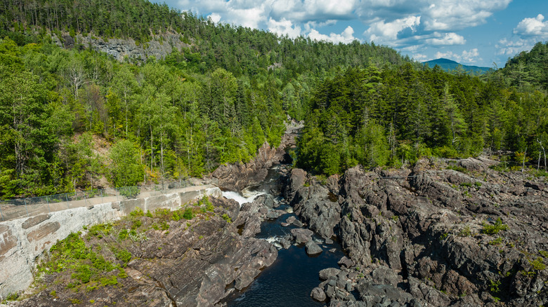 Ripogenus Gorge in North Maine Woods