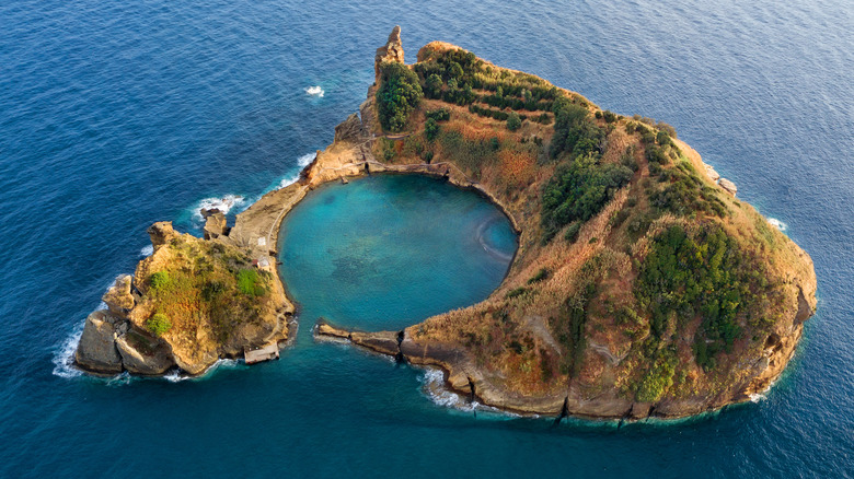 Islet near São Miguel on the Azores archipelago