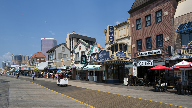 View of Atlantic City Boardwalk