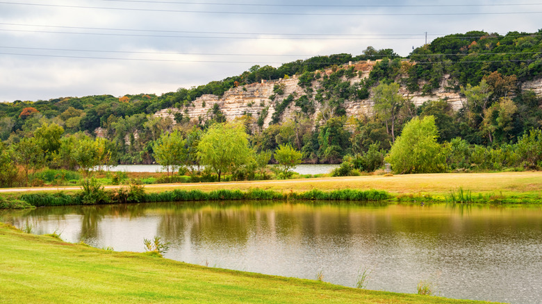Brazos Park East and the Brazos River near Waco, Texas
