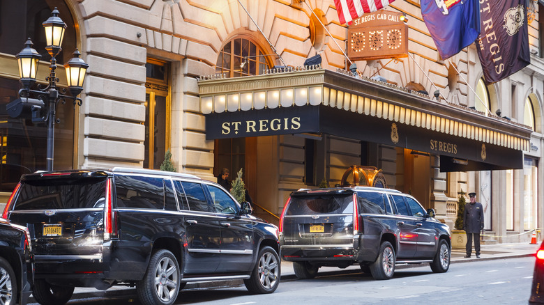 The St. Regis hotel in New York, a luxury property